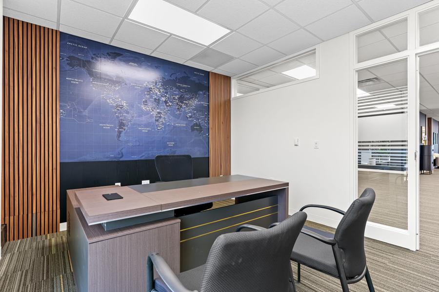 Office Suite — Interior · Glass Entry